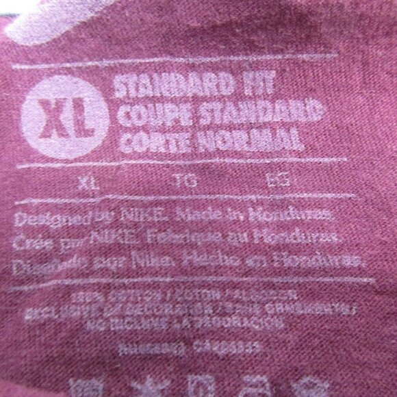 Texas State Bobcats Shirt Men XL Burgundy Nike NCAA Football Sports Standard Fit - Picture 3 of 9